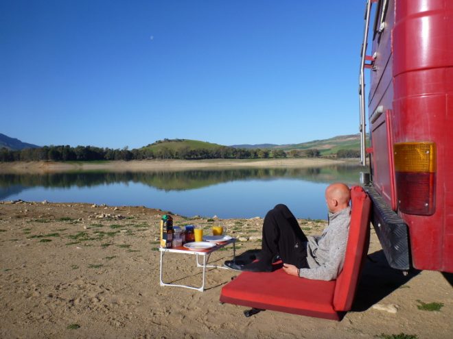 Frühstück am See