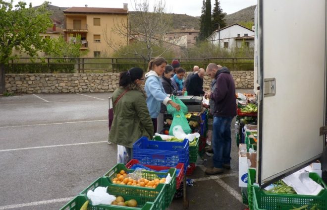 Wochenmarkt in Albarracín